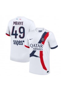 Fotbalové Dres Paris Saint-Germain Ibrahim Mbaye #49 Venkovní Oblečení 2025-26 Krátký Rukáv